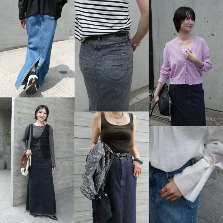 DENIM SKIRT SNAP