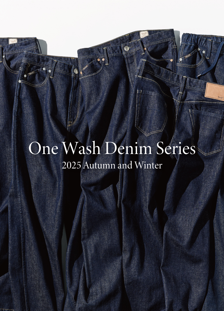 【MENS】ワンウォッシュデニム特集