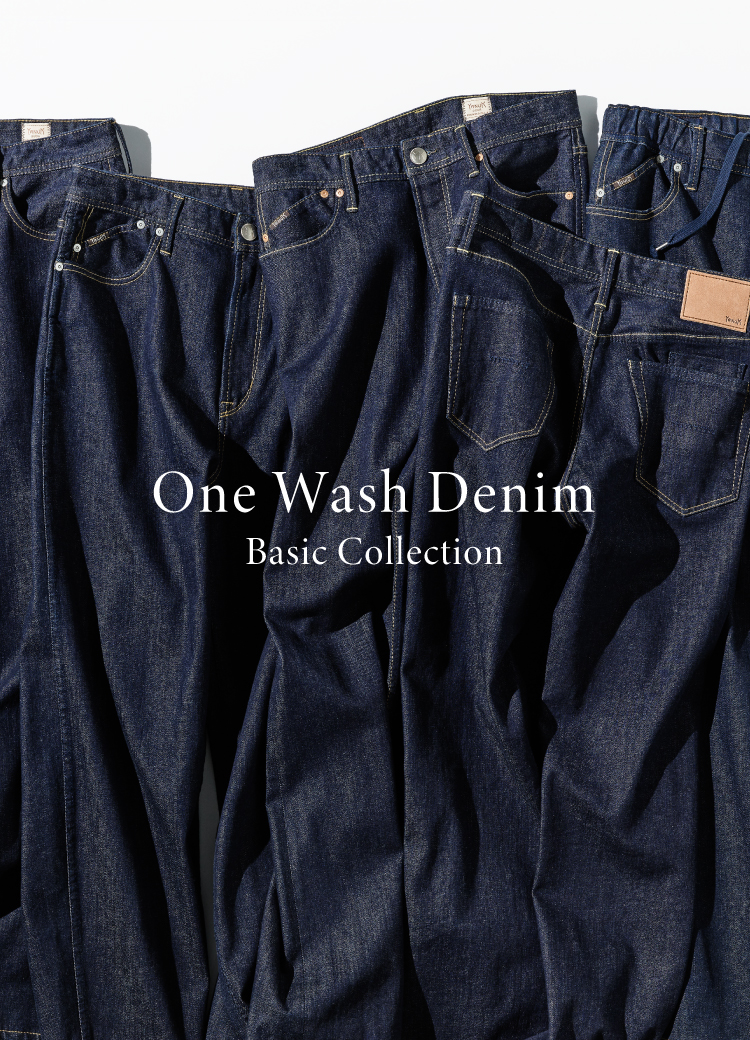 【MENS】One Wash Denim