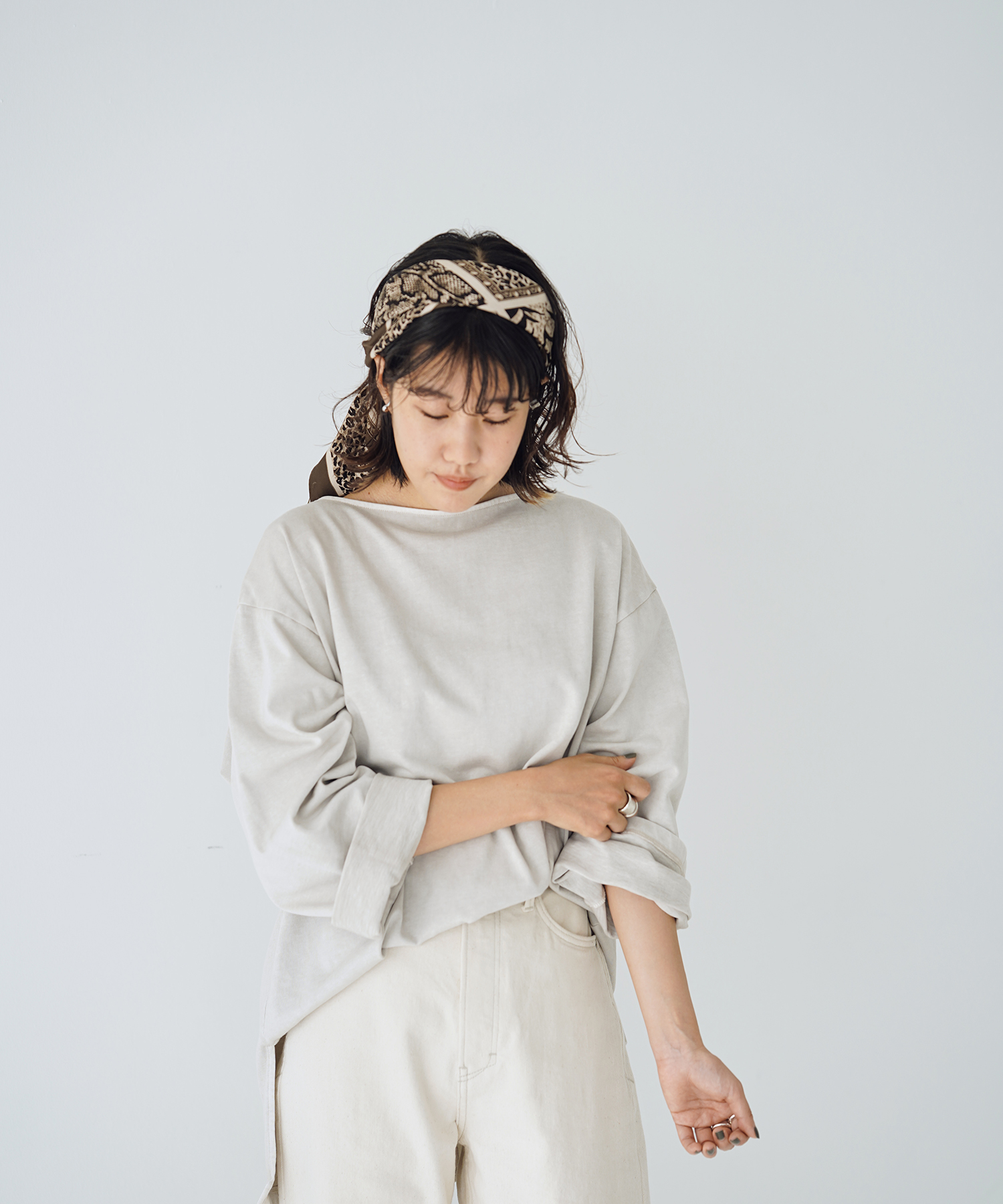 ボートネックビッグTシャツ | カットソー | YANUK ONLINE STORE