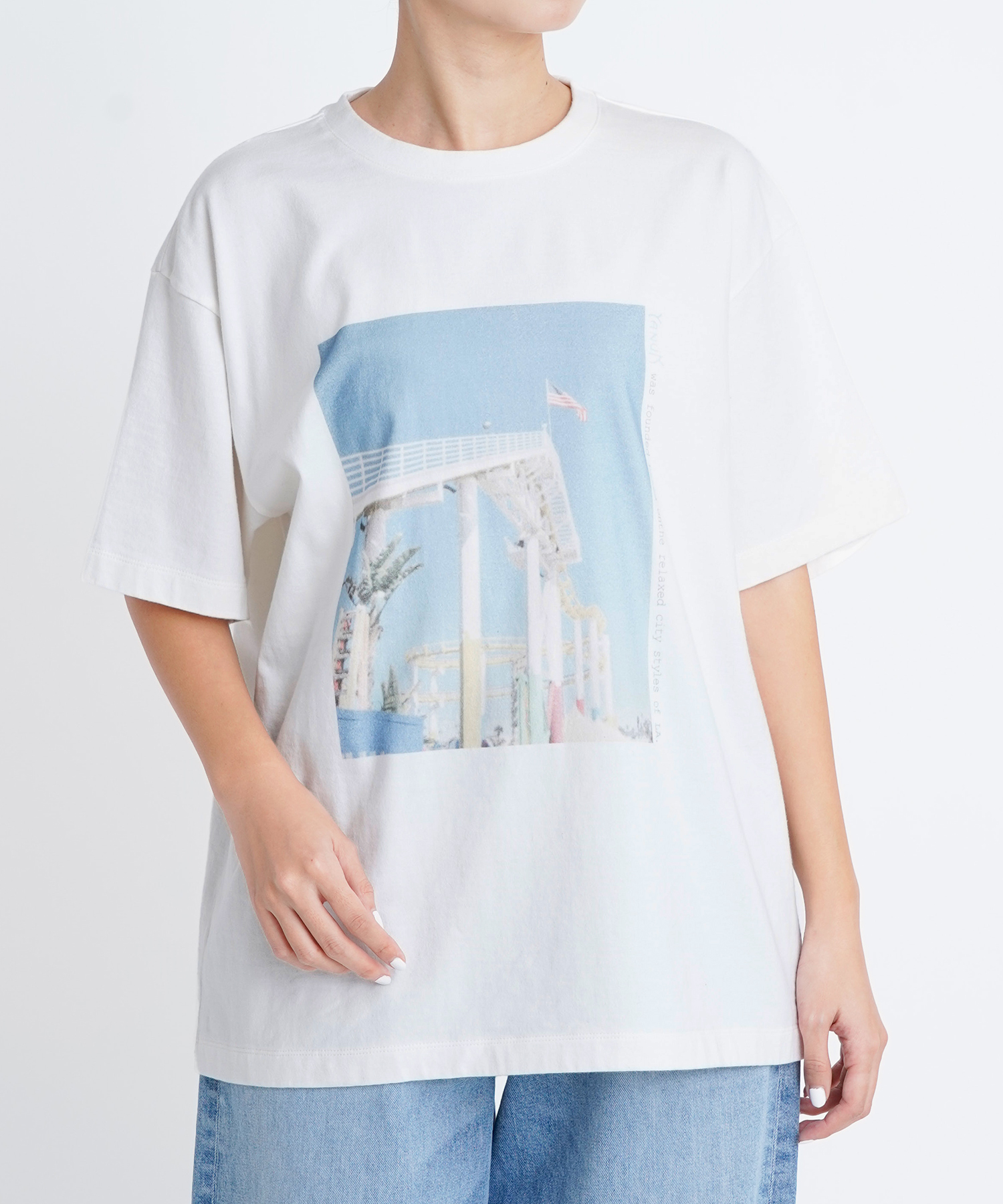 プリント フォトTシャツ